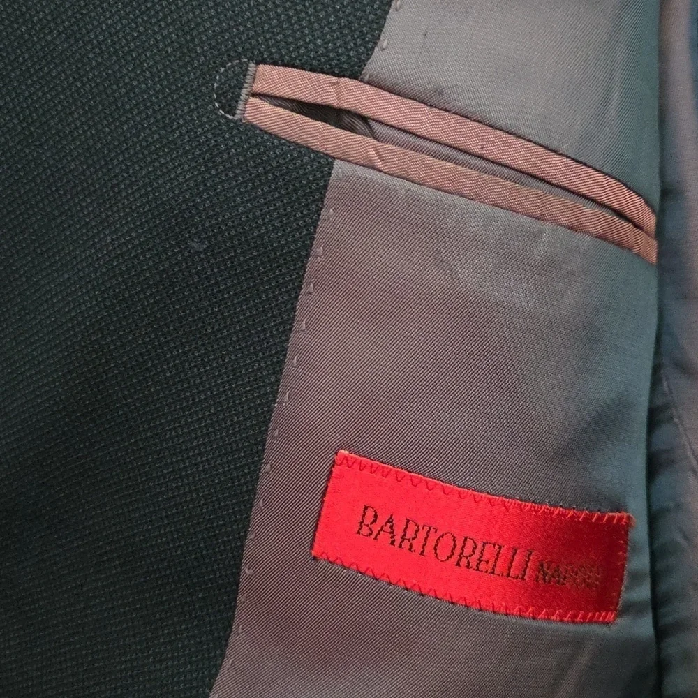 Classic Wool Navy Blue Men's Suit - Picture 7 of 8